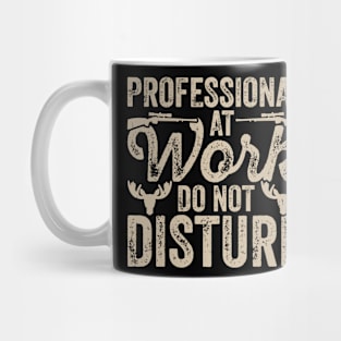 Professional At Work Do Not Disturb T shirt For Women Mug